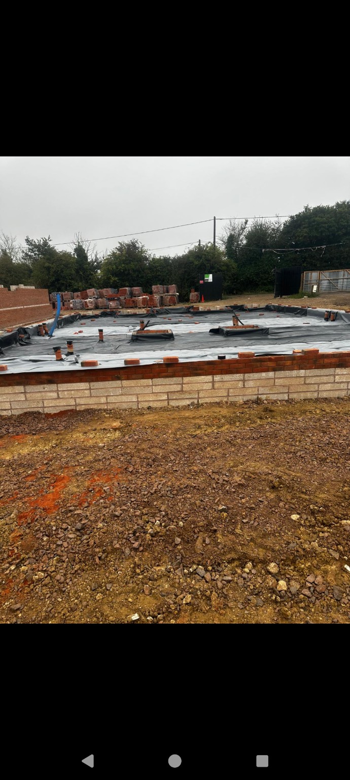 New build foundations and groundworks